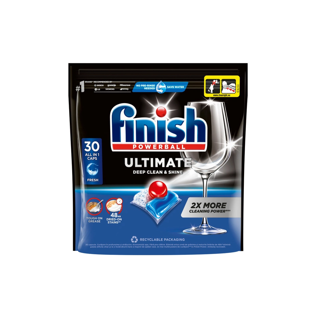 Таблетки для посудомийних машин Finish Ultimate All in 1 30 шт. (5908252001071)