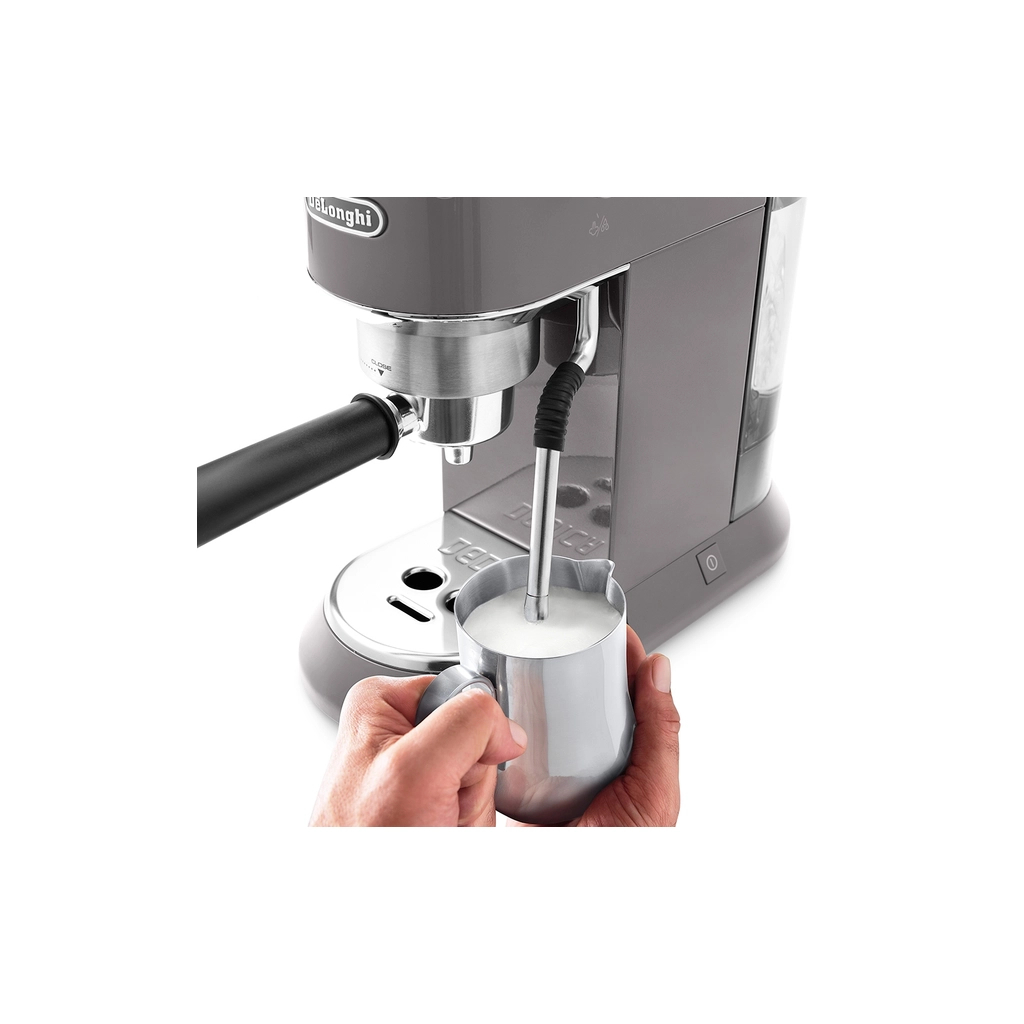 Ріжкова кавоварка еспресо DeLonghi EC 885 GY (Dedica Arte)