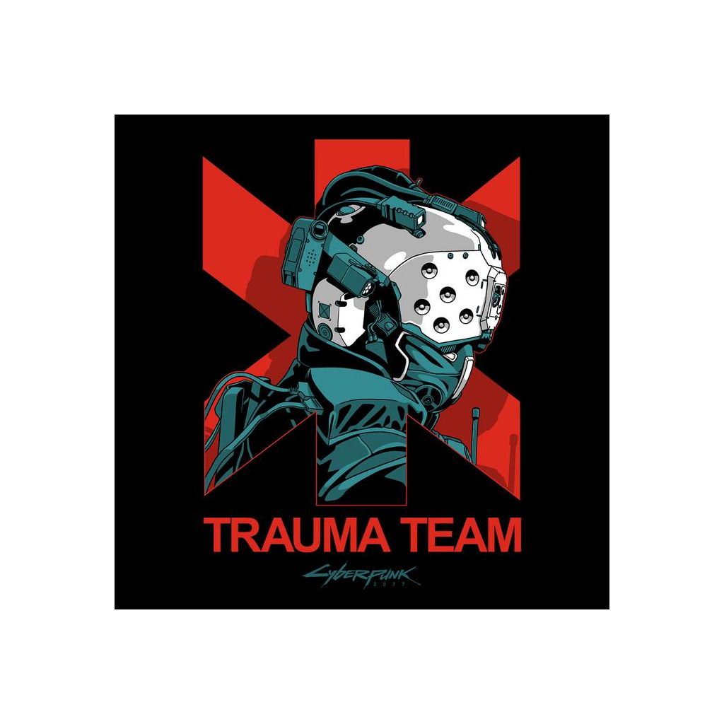Футболка Jinx Cyberpunk 2077 - Trauma Comic Tee Black, M (JINX-11314M)