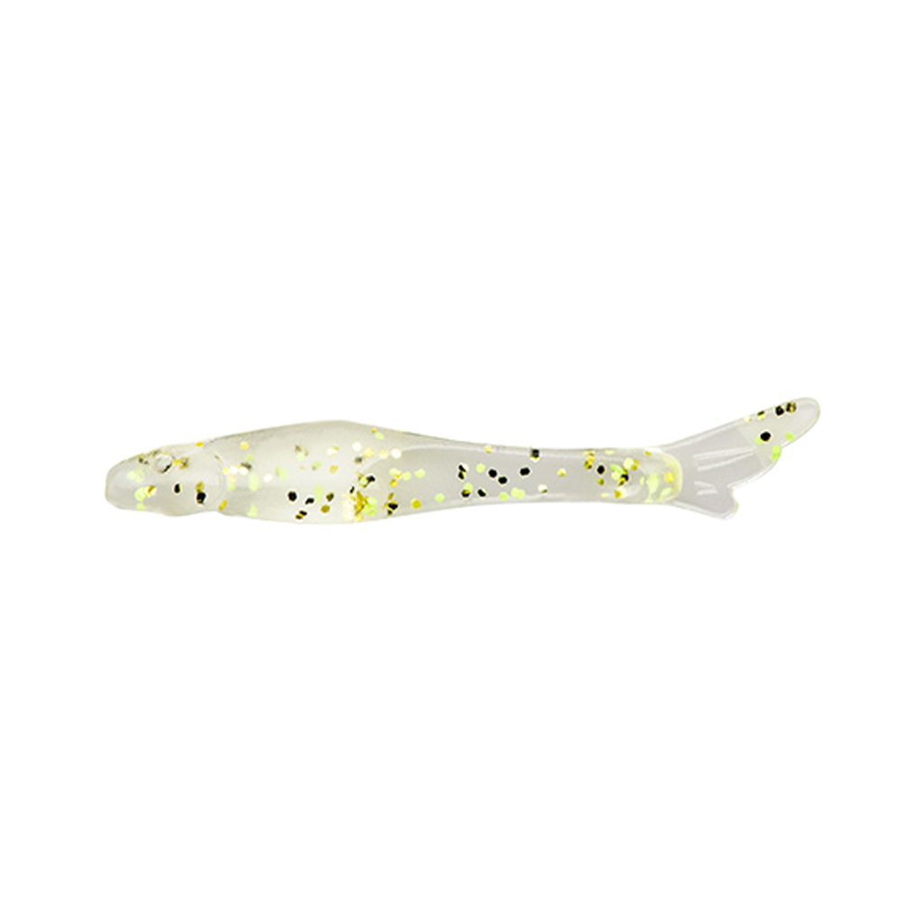 Силікон рибальський FishUP Aji Tiny 1.5" 412 - UV Clear/Chartreuse (12шт/уп) (1864.14.84)