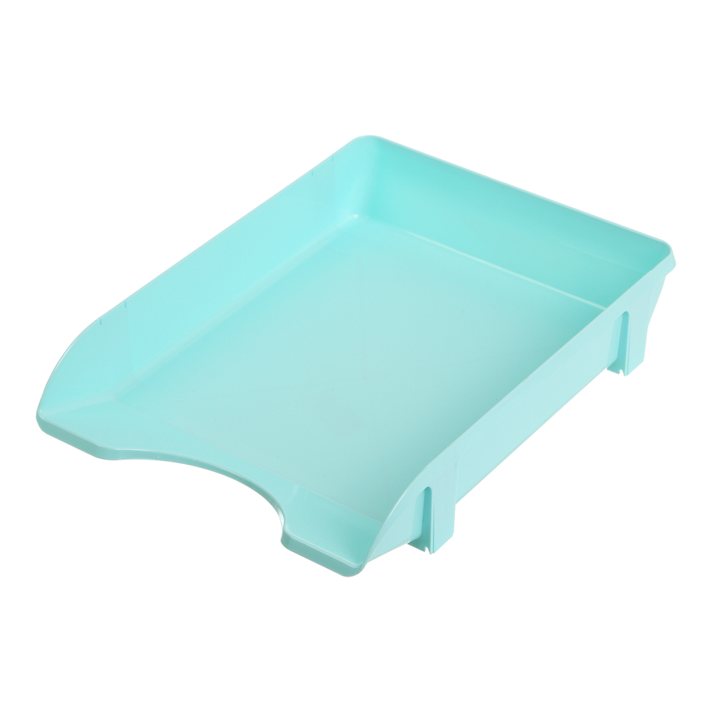 Лоток для паперів Buromax горизонтальний, м'ятний (BM.6354-38) Лоток для паперів Buromax горизонтальний, м'ятний (BM.6354-38)