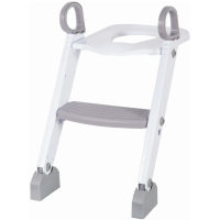 Накладка на унітаз FreeON з драбинкою White-Grey (42325)