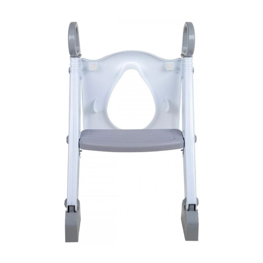 Накладка на унітаз FreeON з драбинкою White-Grey (42325)