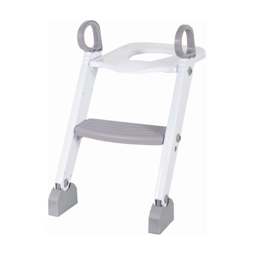 Накладка на унітаз FreeON з драбинкою White-Grey (42325)