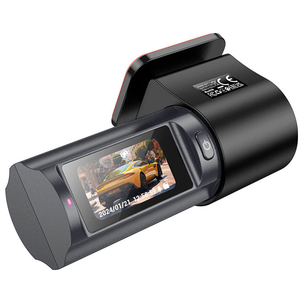 Відеореєстратор HOCO DV7 2K display hidden driving recorder Black (6942007623377)