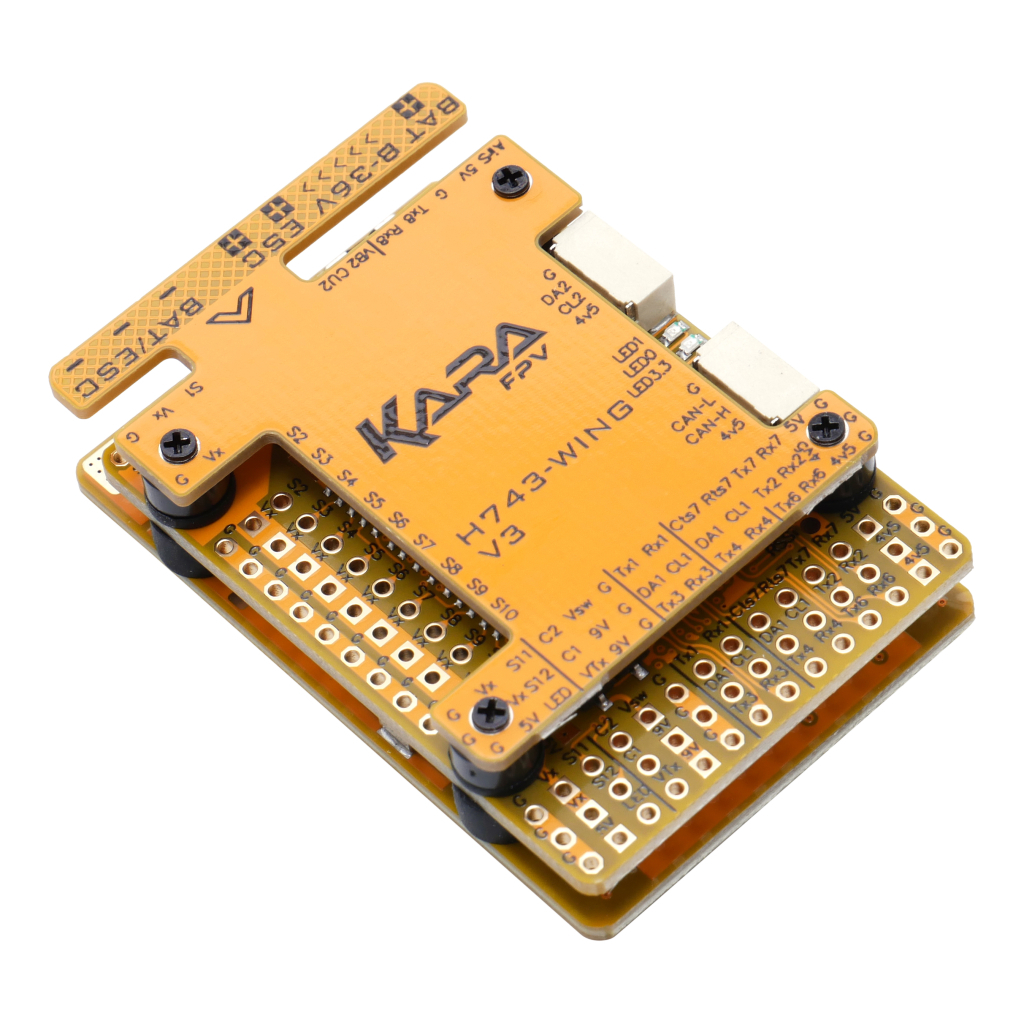 Політний контролер (FC) KaraFPV H743 WING V3 (8S) Політний контролер (FC) KaraFPV H743 WING V3 (8S)