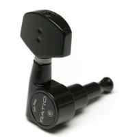 Кілки для гітари Graph Tech PRN-2411-B0 Ratio Acoustic 3+3 C0ntemporary 2 Pin - Black (235529)