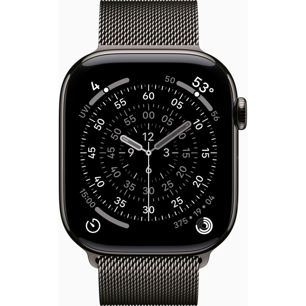Смарт-годинник Apple Watch Series 11 GPS + Cellular 46mm Slate Titanium Case with Slate Milanese Loop - M/L (MFD44RK/A) Смарт-годинник Apple Watch Series 11 GPS + Cellular 46mm Slate Titanium Case with Slate Milanese Loop - M/L (MFD44RK/A)