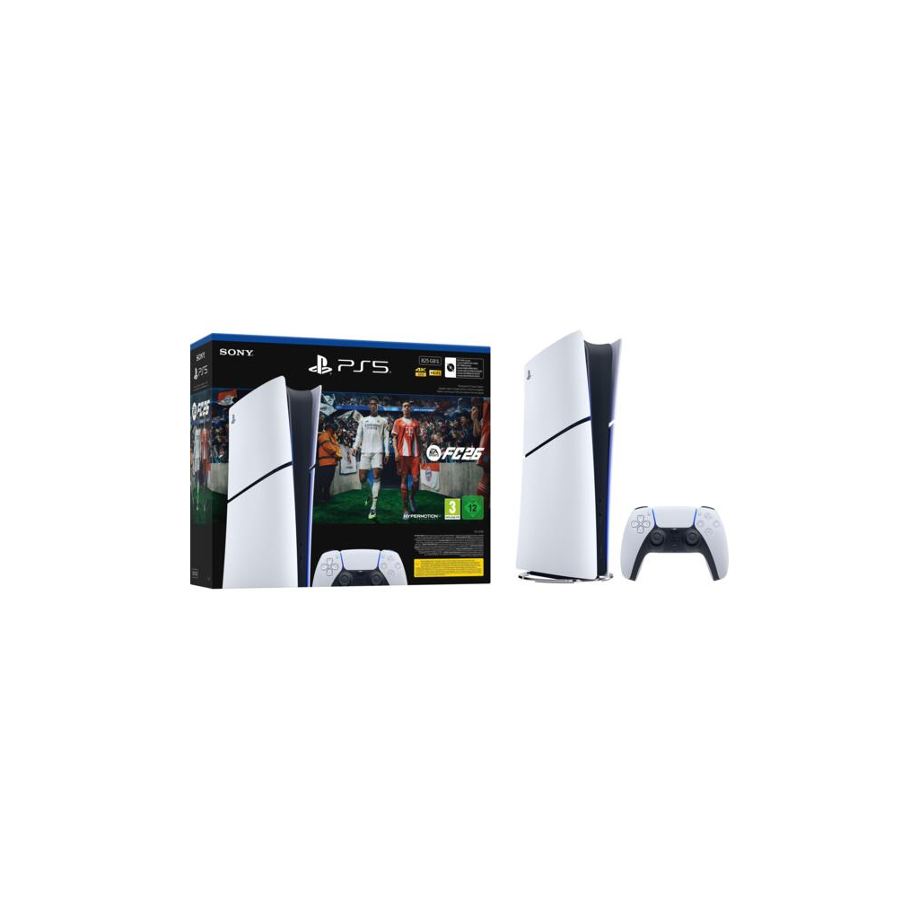 Ігрова консоль Sony Playstation 5 Slim Digital 825GB (+EA SPORTS FC 26) (1000049864)