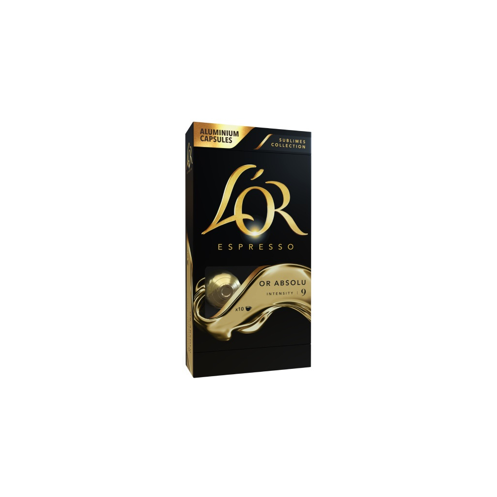 Кава L'OR Espresso Or Absolu #9 в капсулах 10 шт (8711000360590)