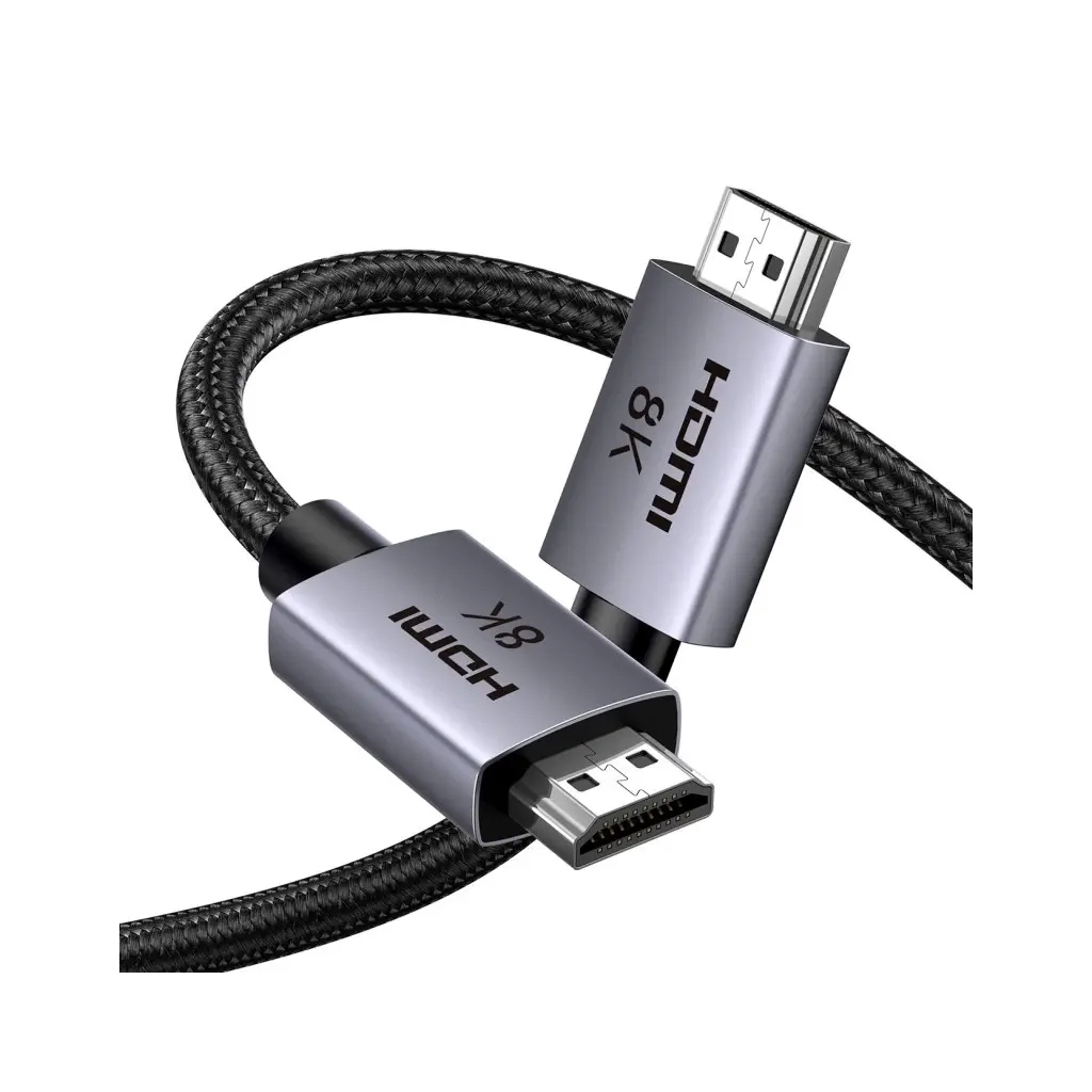 Кабель мультимедійний HDMI M to HDMI M 1.0m 8K black Ugreen (25908)