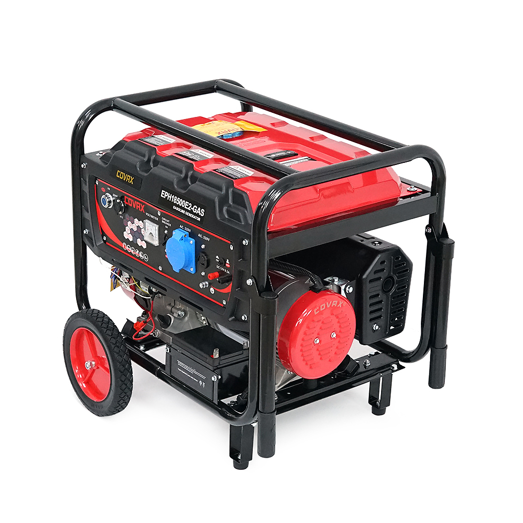 Генератор COVAX EPH18500E2, 9.0kW, 220V, 50Hz, DC12V, 20HP, електро стартер, 25L (EPH18500E2)