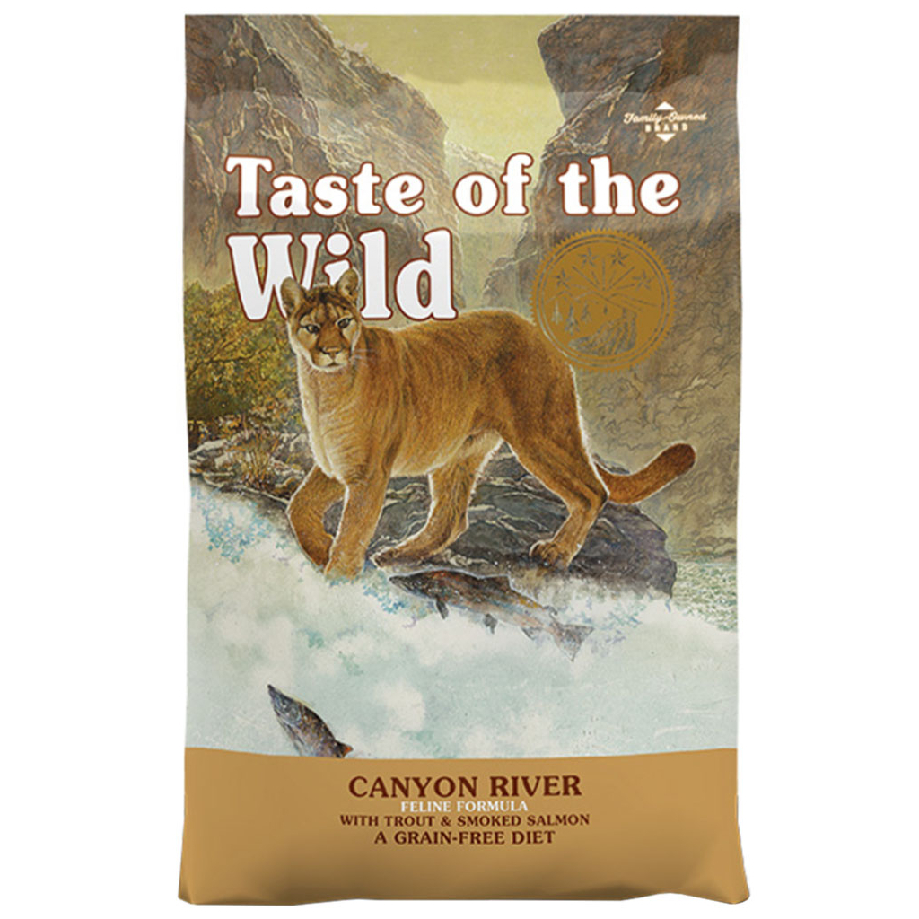 Сухий корм для кішок Taste of the Wild Canyon River Feline Formula з фореллю та лососем 6.6 кг (0074198614301)