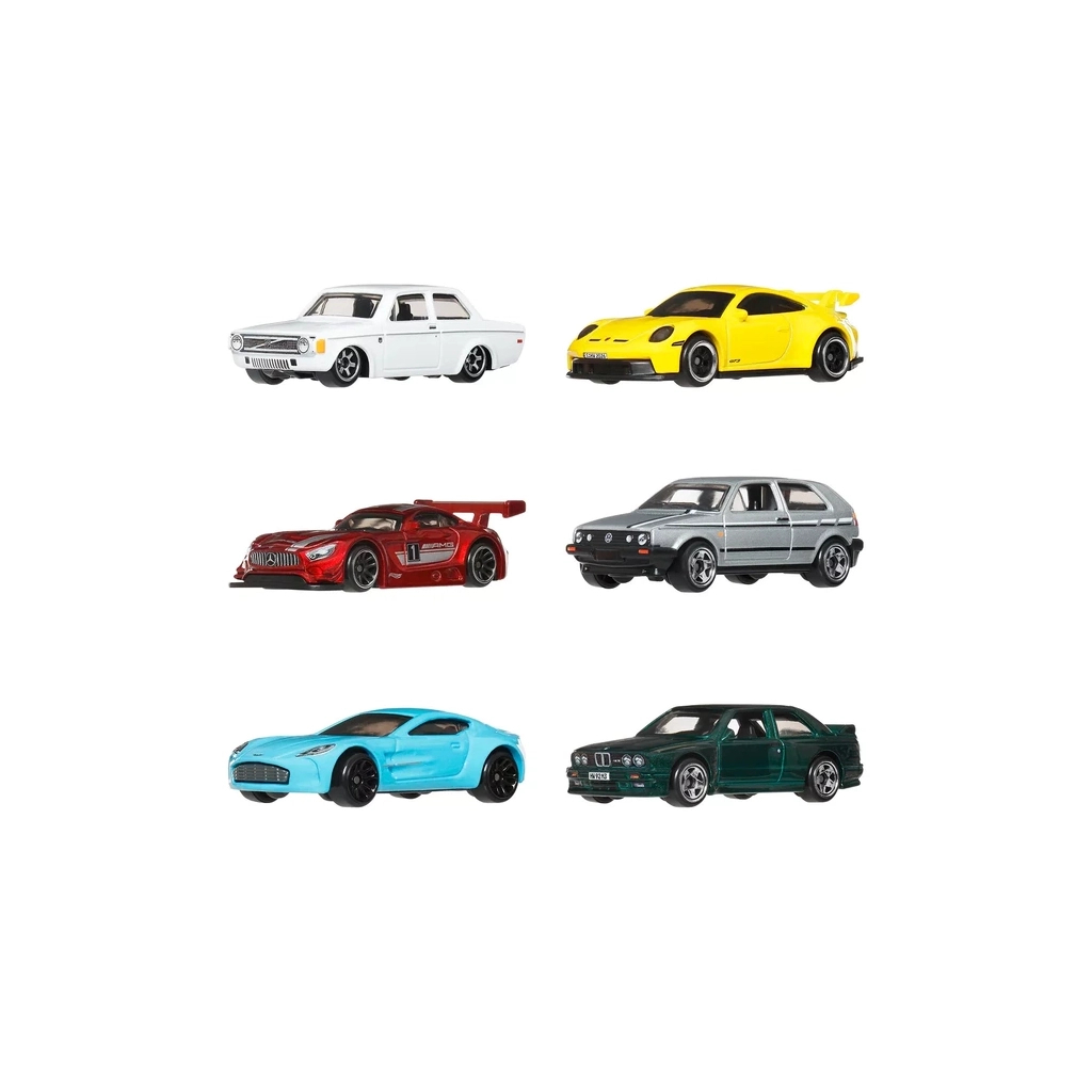 Автотрек Hot Wheels Набір автомоделей Silver series Дорогами Європи (JLB25)