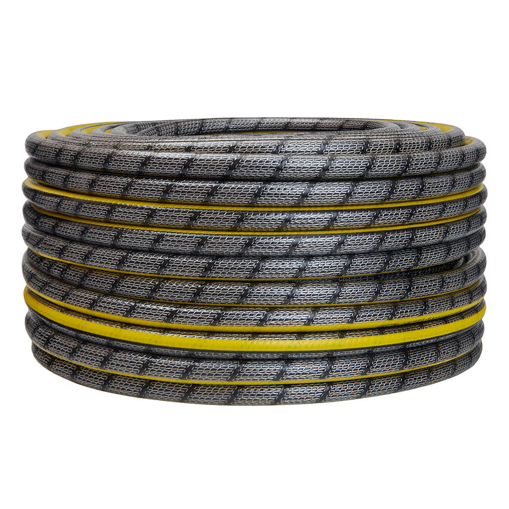 Шланг для поливу Alloid Pro армований, 4-шаровий, Amber Hornett, 1/2", 50м (WH-67649) Шланг для поливу Alloid Pro армований, 4-шаровий, Amber Hornett, 1/2", 50м (WH-67649)