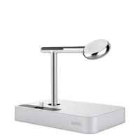 Зарядний пристрій Belkin Charge Dock iWatch + iPhone, silver (F8J183vfSLV)