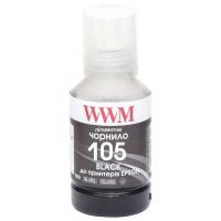 Чорнило WWM EPSON L7160/7180 1000г Black Pigmented (E105BP-4)