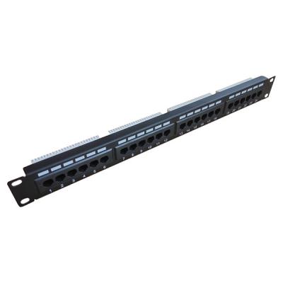 Patch panel 19" 24xRJ-45 UTP cat.5e, 1U Molex (KD-PP05-UTP-C5e-24P)