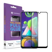Скло захисне MakeFuture Samsung M21 Full Cover Full Glue (MGF-SM21)