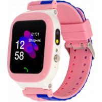 Смарт-годинник Atrix iQ2200 IPS Cam Flash Pink дитячий телефон-часы з трекером (iQ2200 Pink)