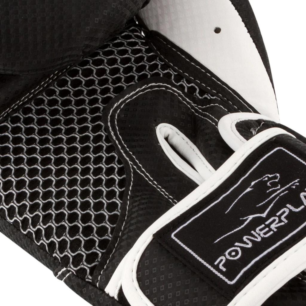 Боксерські рукавички PowerPlay 3011 16oz Black/White (PP_3011_16oz_Bl/White)
