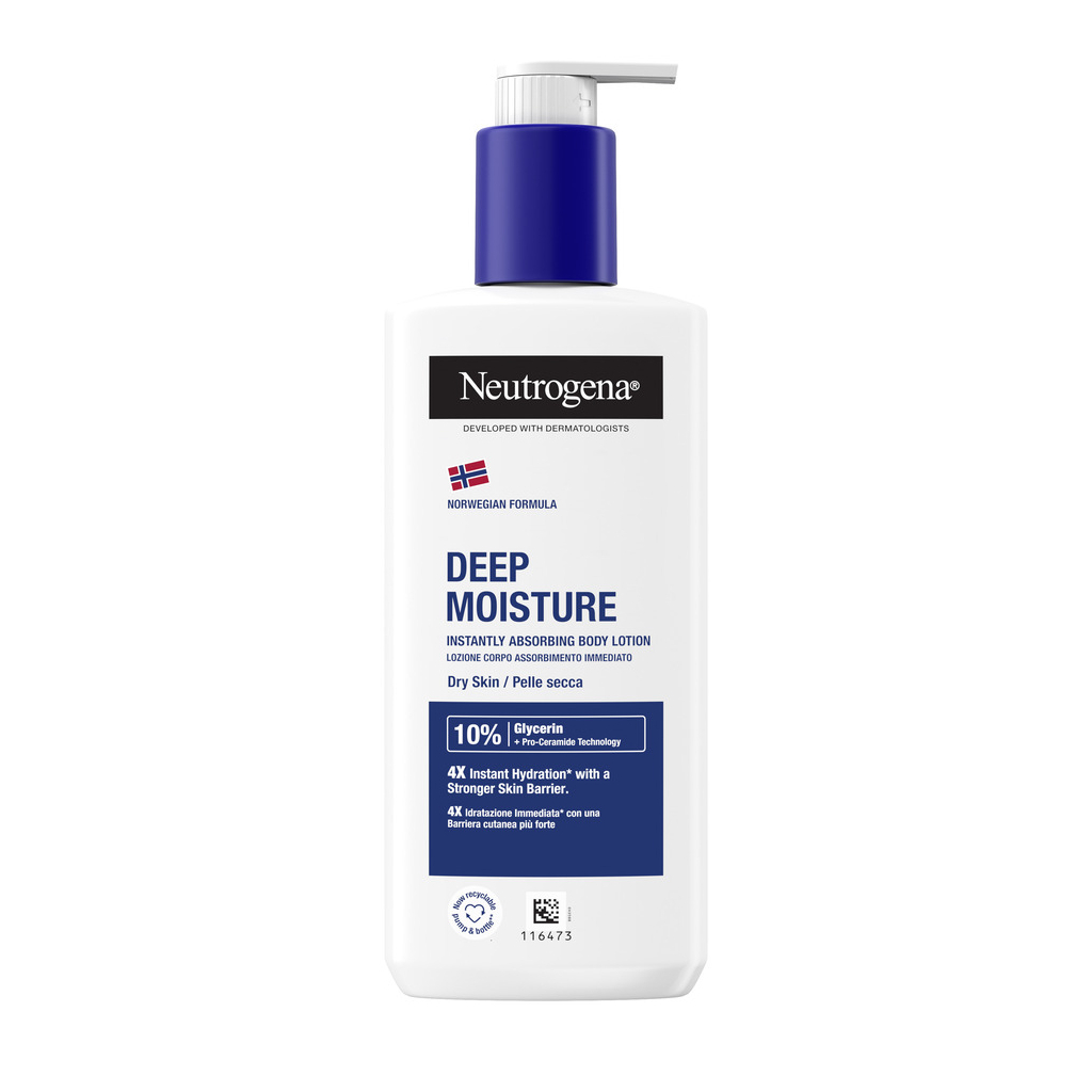 Лосьйон для тіла Neutrogena Норвезька формула Глибоке зволоження для сухої шкіри 250 мл (3574661190709/3574660514520/3574661759869)