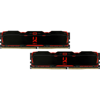 Модуль пам'яті для комп'ютера DDR4 8GB (2x4GB) 2666 MHz IRDM X Black Goodram (IR-X2666D464L16S/8GDC)