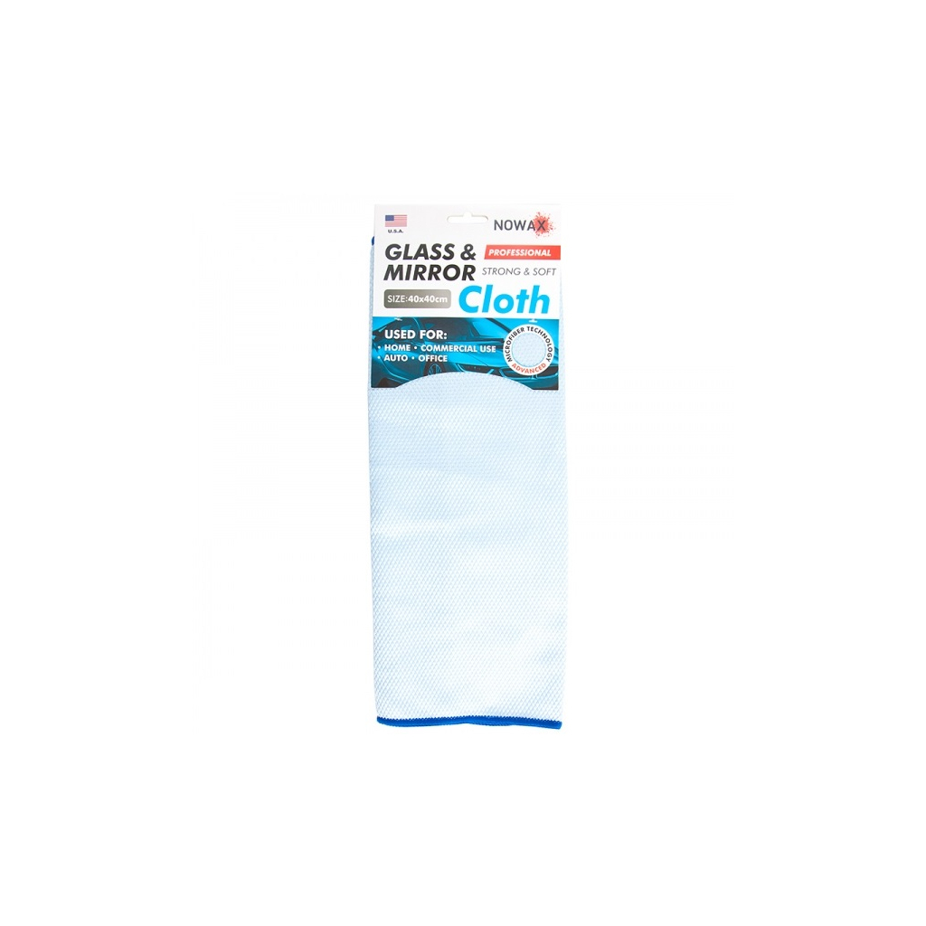 Автомобільна серветка NOWAX 40х40см, синя (NX61440) Автомобільна серветка NOWAX 40х40см, синя (NX61440)
