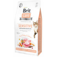 Dry food for cats Brit Care Cat GF Sensitive HDigestion and Delicate Taste 7 kg (8595602540693)