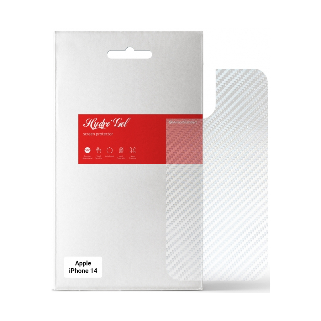 Плівка захисна Armorstandart back panel Apple iPhone 14 Carbone Transparent (ARM64880) Плівка захисна Armorstandart back panel Apple iPhone 14 Carbone Transparent (ARM64880)