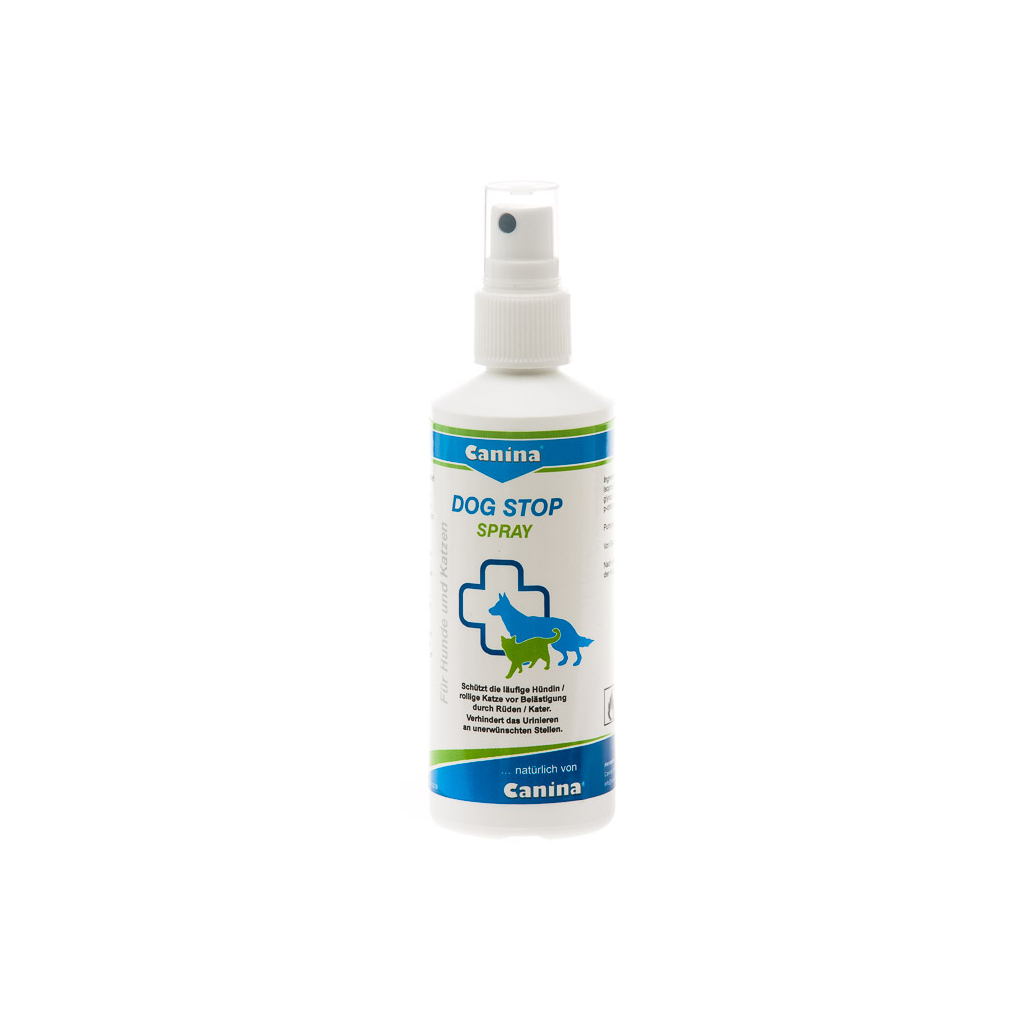 Спрей для тварин Canina Dog-Stop Spray маскування для тічних сук 100 мл (4027565142316) Спрей для тварин Canina Dog-Stop Spray маскування для тічних сук 100 мл (4027565142316)