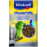 Вітаміни для птахів Vitakraft Mauserhilfe для середніх та великих папуг 25 г (під час линьки) (4008239213396)