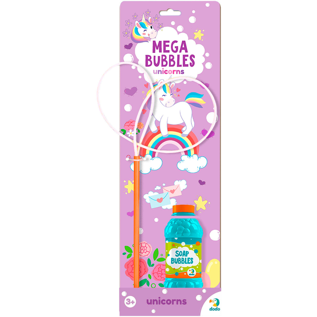 Мильні бульбашки DoDo Mega Bubbles Єдиноріжки 450 мл (300244) Мильні бульбашки DoDo Mega Bubbles Єдиноріжки 450 мл (300244)