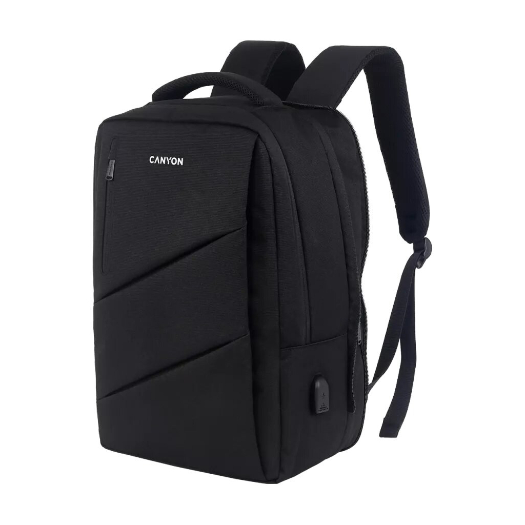 Рюкзак для ноутбука Canyon 15.6" BPE-5 Urban, USB, 12-18L, Black (CNS-BPE5B1) Рюкзак для ноутбука Canyon 15.6" BPE-5 Urban, USB, 12-18L, Black (CNS-BPE5B1)