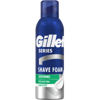 Піна для гоління Gillette Series Для чутливої шкіри з алое вера 200 мл (8001090870926)