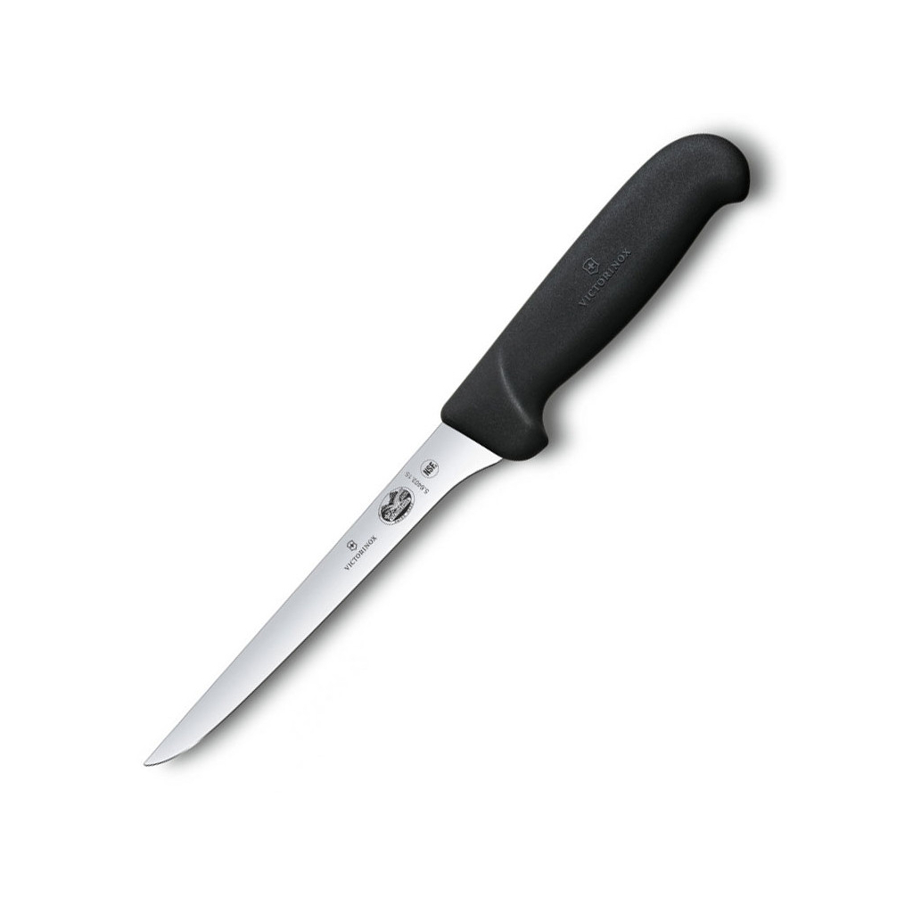 Кухонний ніж Victorinox Fibrox Boning 15см Boning Black (5.6403.15)