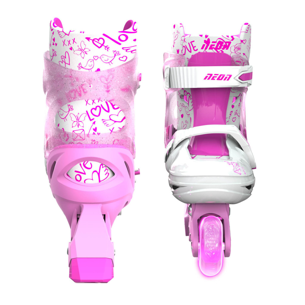 Роликові ковзани Neon Inline Pink розмір 30-33 (NT07P4)