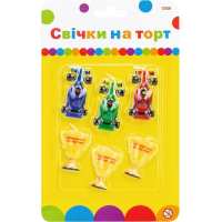 Свічка Maxi Гонки 6 шт на торт (MX624021)