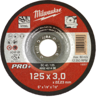 Круг відрізний Milwaukee по металу SCS 42/125х3 PRO+, 125мм (4932451496)