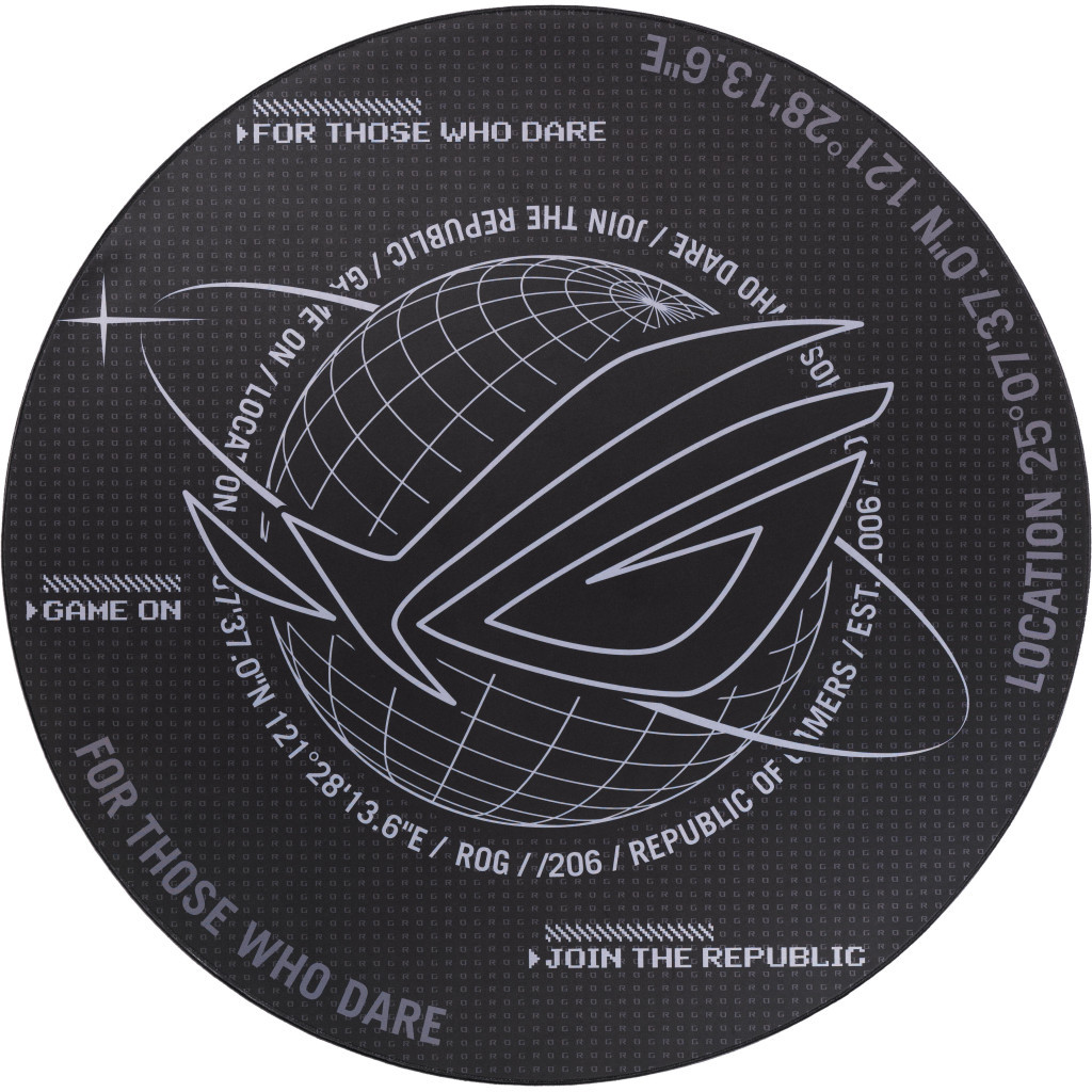 Килимок під крісло ASUS ROG Cosmic Mat Black (90GC01E0-BGW000)