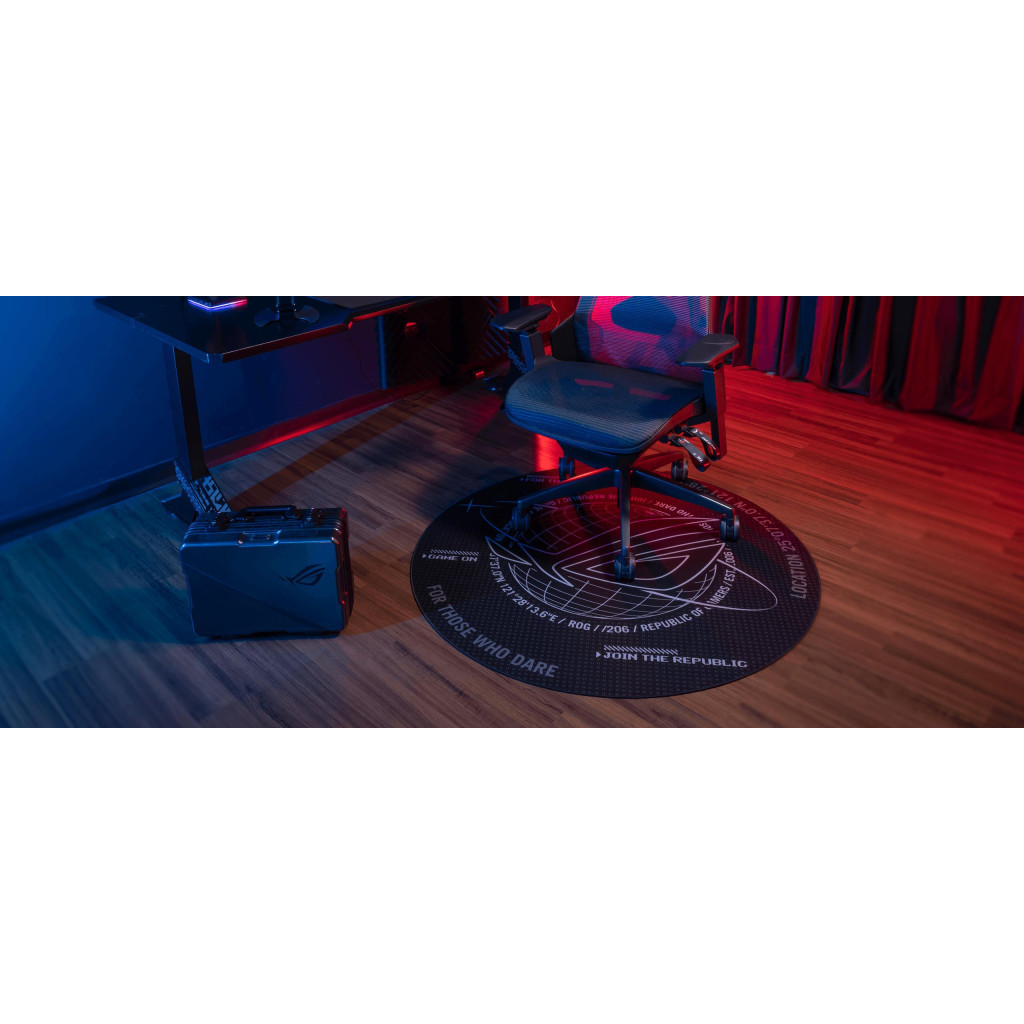 Килимок під крісло ASUS ROG Cosmic Mat Black (90GC01E0-BGW000)