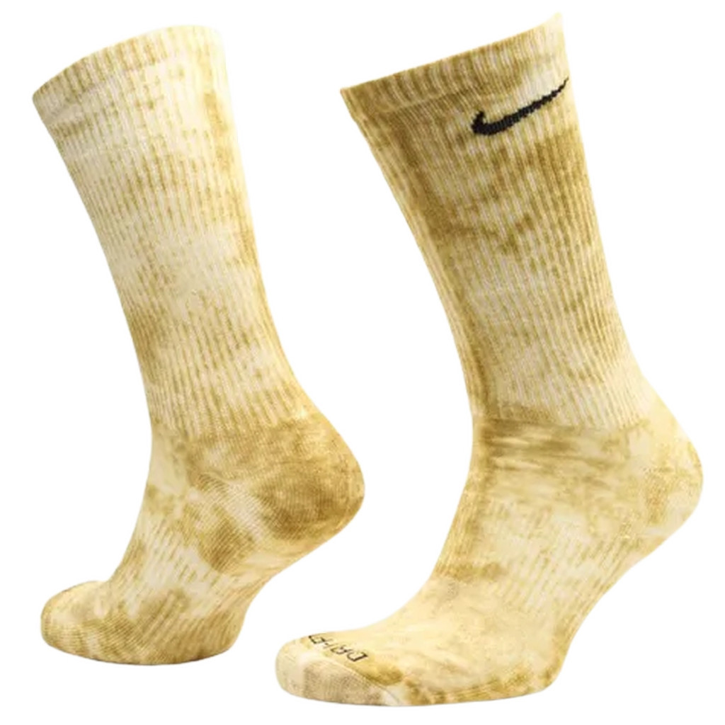 Шкарпетки Nike U NK EVERYDAY PLUS CUSH CREW DM3407-907 38-42 2 пари Жовтий/Сірий (195867007610)