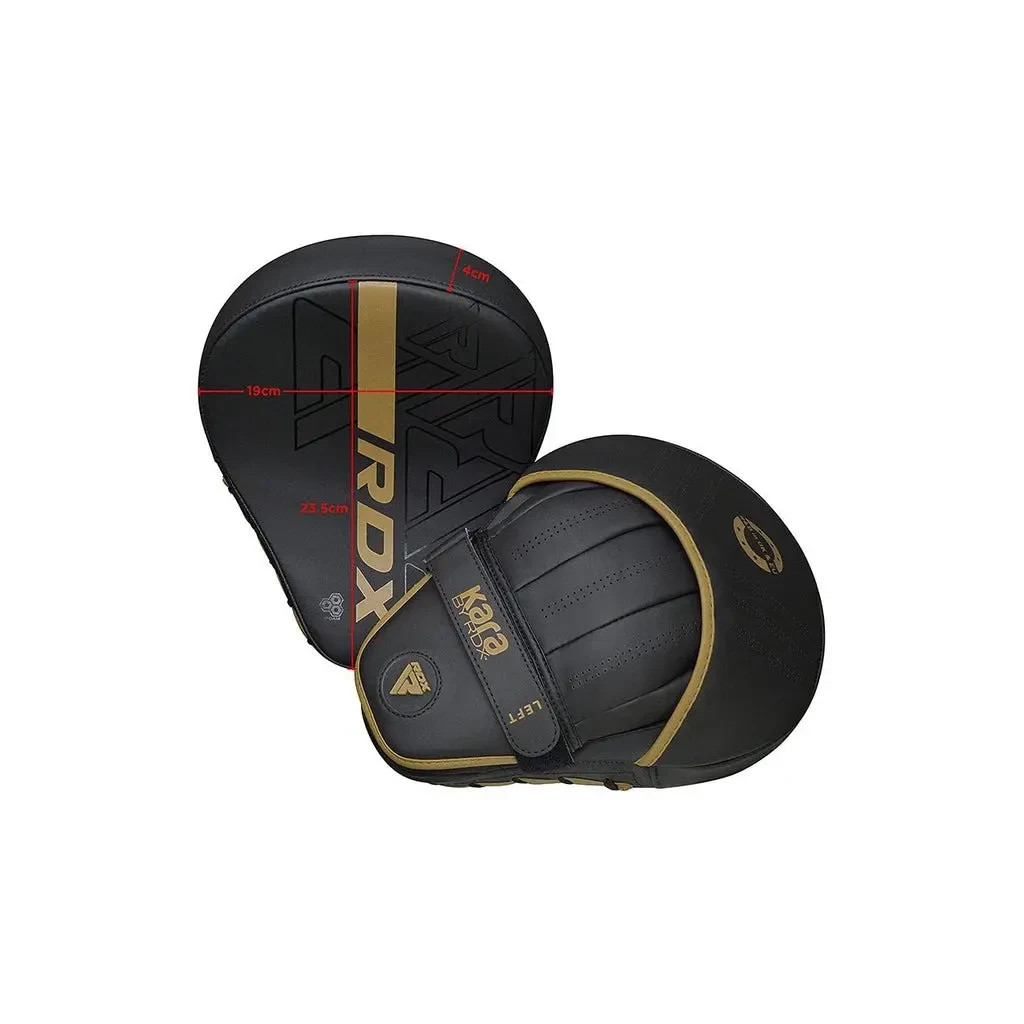 Лапи боксерські RDX F6 Kara Matte Golden (FPR-F6MGL)