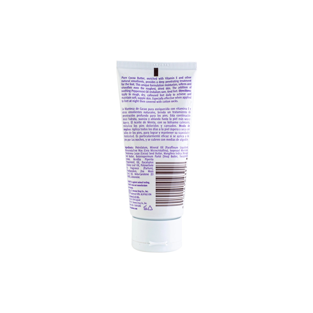 Крем для ніг Palmer's Cocoa Butter Formula Тонізувальний Олія какао-Перцева м'ята 60 г (010181043918)