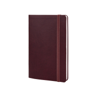 Notebook Optima A5 VIVELLA, soft cover, eraser, white block line, burgundy (O27104-18)