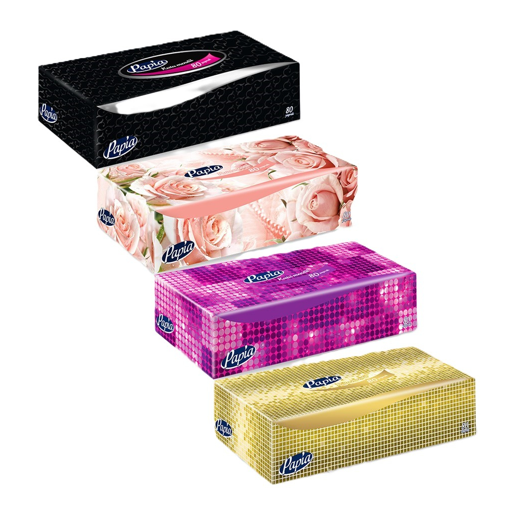 Серветки косметичні Papia 2 шари 80 шт. (8690536014194) Серветки косметичні Papia 2 шари 80 шт. (8690536014194)