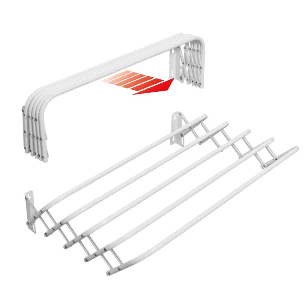 Сушарка для білизни Casa Si Towel Flex 4 White Настінна (CS92195X10) (DAS302384)