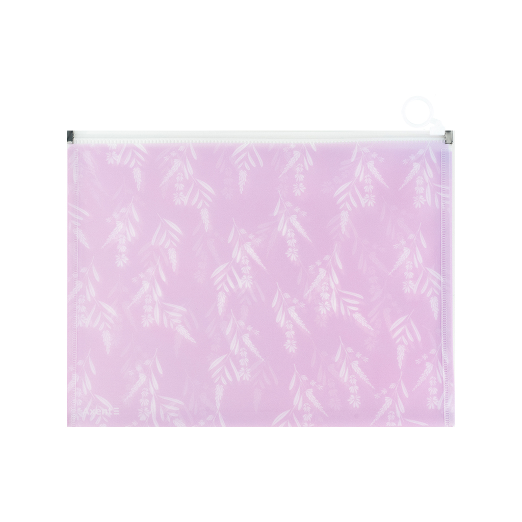 Папка на блискавці Axent zip-lock А4+ Lavender-3 (1497-38-A)
