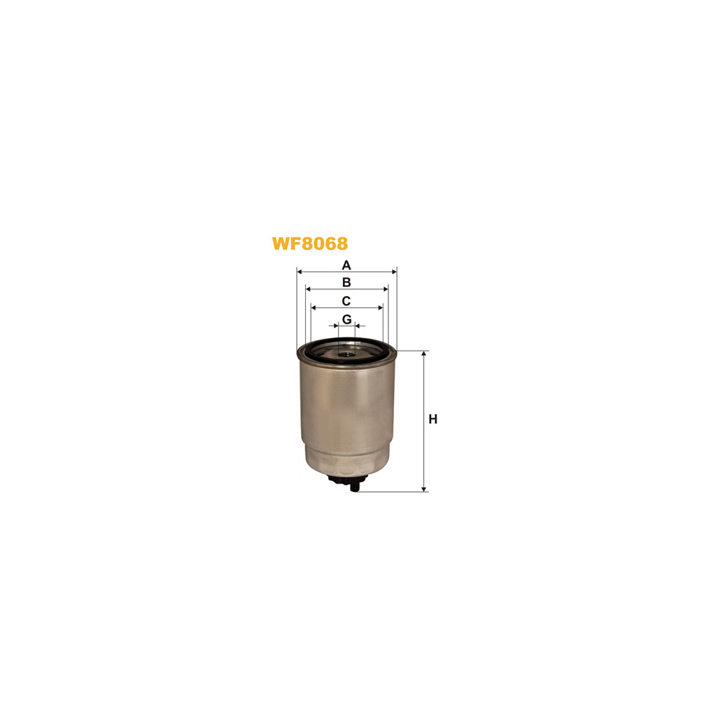 Фільтр паливний Wixfiltron WF8068
