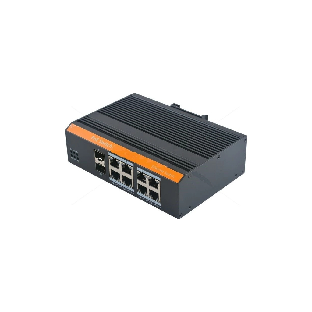Комутатор мережевий FoxGate S6108G-S2-I-W POE